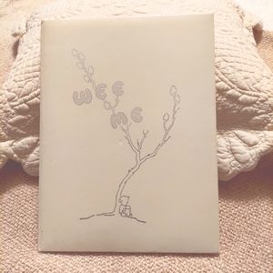 C. R. Gibson, Vintage Baby Memory Record Book, Retro, Bohemian